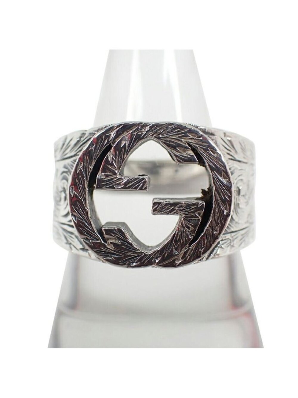 Gucci 925 Interlocking Arabesque Ring - Picture 1 of 9